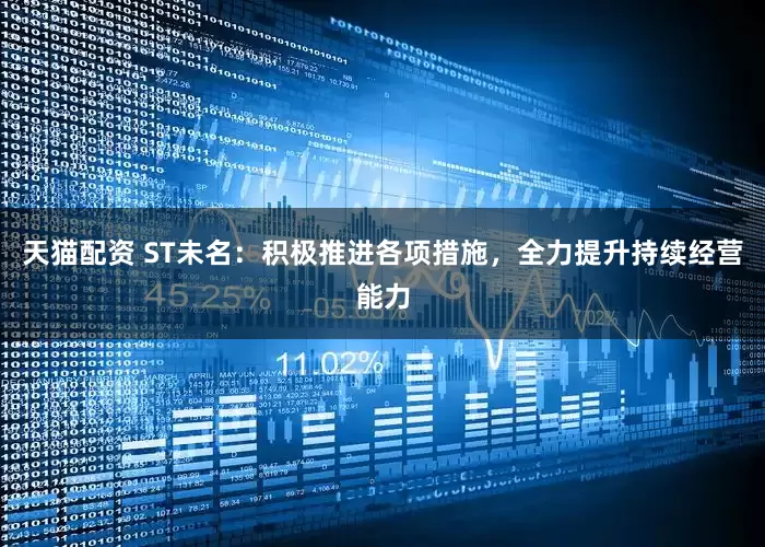 天猫配资 ST未名：积极推进各项措施，全力提升持续经营能力